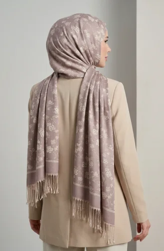 Kasjmiersjaal Met Franjes 70366-07 Roze 70366-07