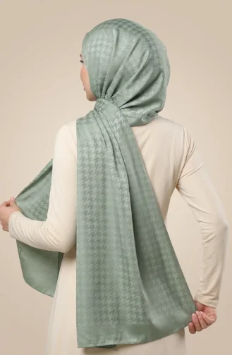 شال جاكار 70389-02 أخضر فاتح 70389-02