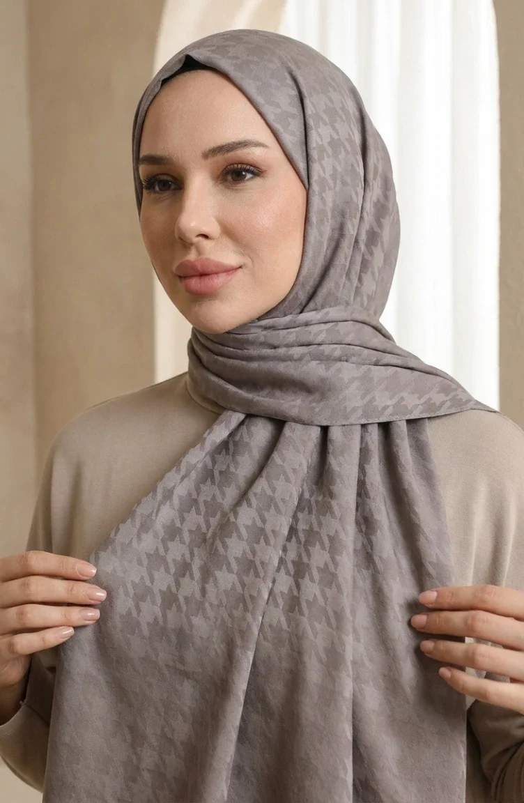 شال جاكار 70389-12 حجري 70389-12