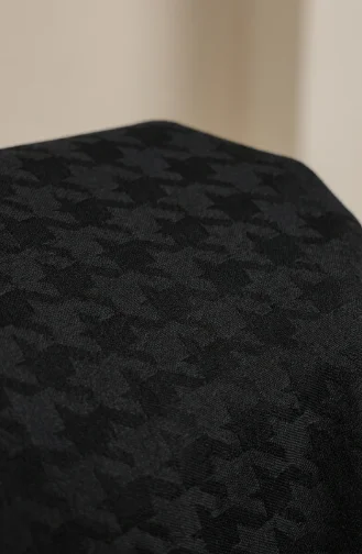Jacquard-Schal 70389-17 Schwarz 70389-17