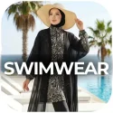 Bescheiden Badkleding