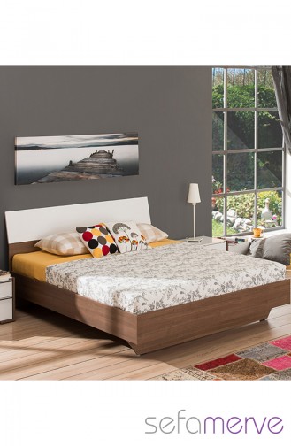Prestige Yatak Odası Çift Kişilik Karyola Noce-Lake Beyaz 165X90X215 Cm