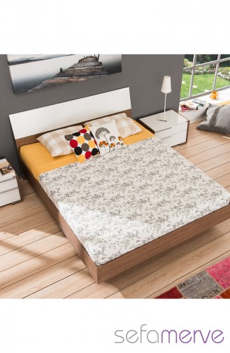 Prestige Yatak Odası Çift Kişilik Karyola Noce-Lake Beyaz 165X90X215 Cm