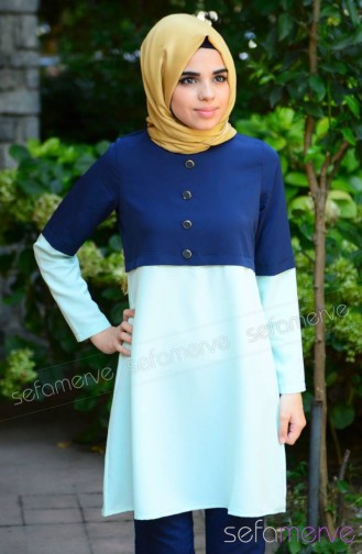 Tubanur Tunik 3557-02 Mint Yeşil