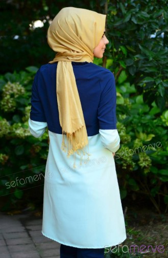 Tubanur Tunik 3557-02 Mint Yeşil
