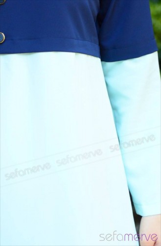 Tubanur Tunik 3557-02 Mint Yeşil