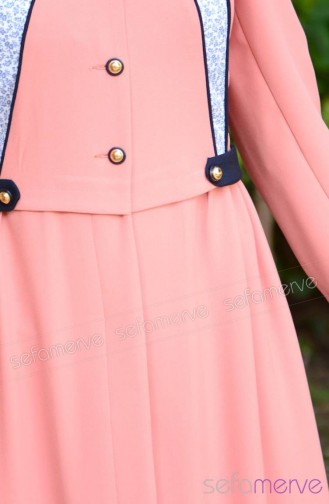 Yazlık Pardesü Kap SRM Moda 14134-09 Koyu Somon