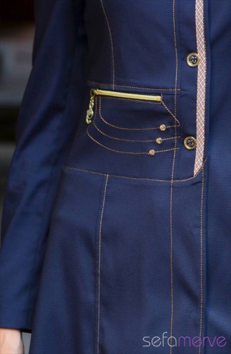 Yazlık Kap Pantolon Takım SRM Moda 14560-03 Lacivert