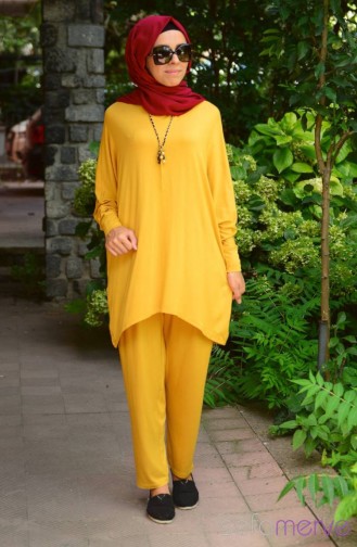 Tunic Pants Set 3715-05 Saffron 3715-05
