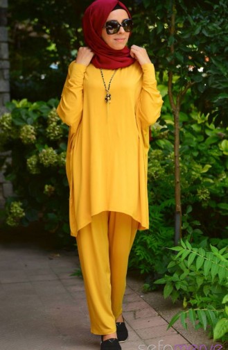 Tunic Pants Set 3715-05 Saffron 3715-05
