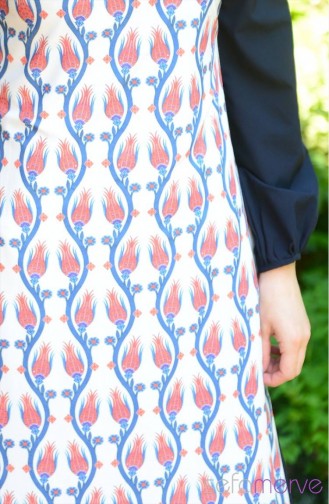 Robe Hijab Bleu Marine 5363-01