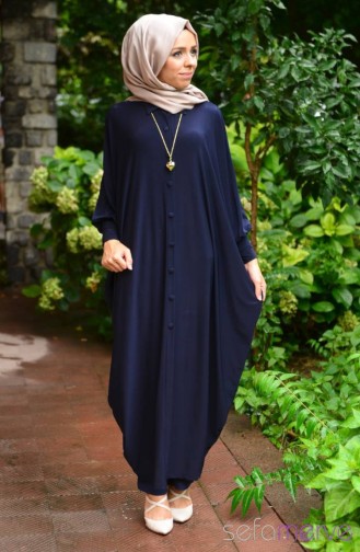 Sefamerve Uzun Tunik 3530K-03 Lacivert