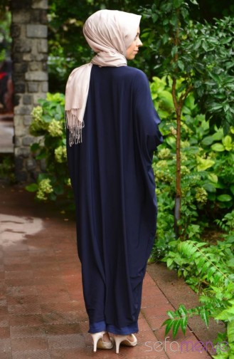 Sefamerve Uzun Tunik 3530K-03 Lacivert