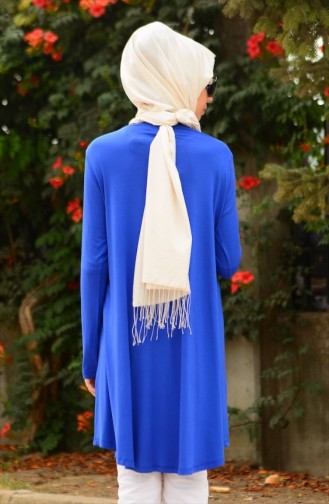 Tesettür Hamile Tunik 4068-07 Saks