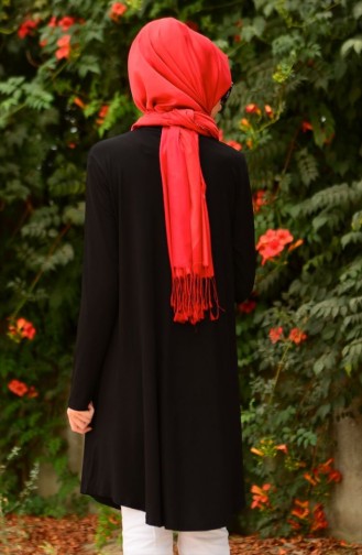 Tesettür Hamile Tunik 4069-01 Siyah