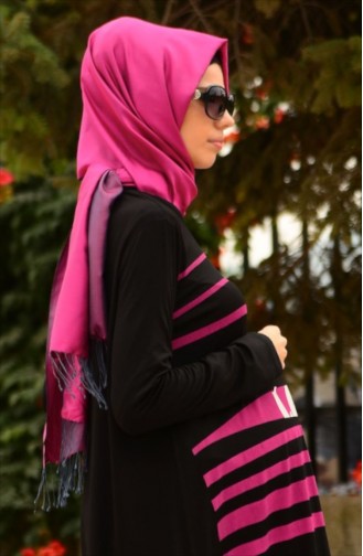 Tesettür Hamile Tunik 4070-01 Siyah