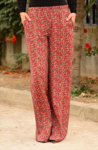 Pantolon WB 5550-05 Bordo
