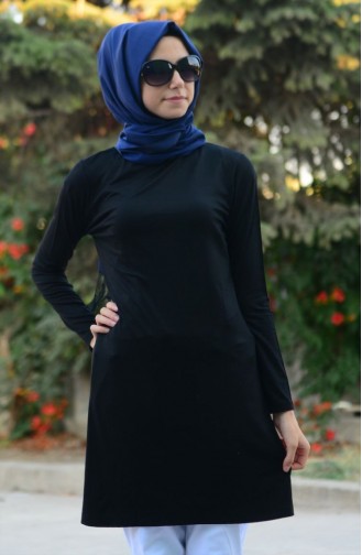 Tesettür Penye 3000B-01 Siyah