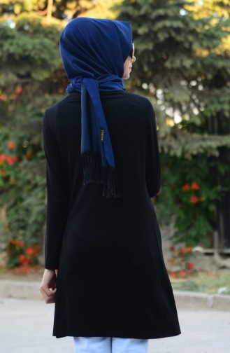 Tesettür Penye 3000B-01 Siyah