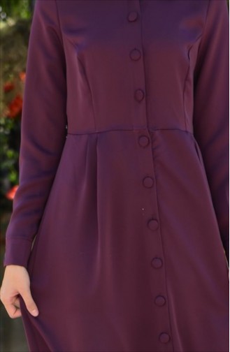Purple Hijab Dress 0463Y-03