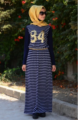 Yellow Hijab Dress 4087-02