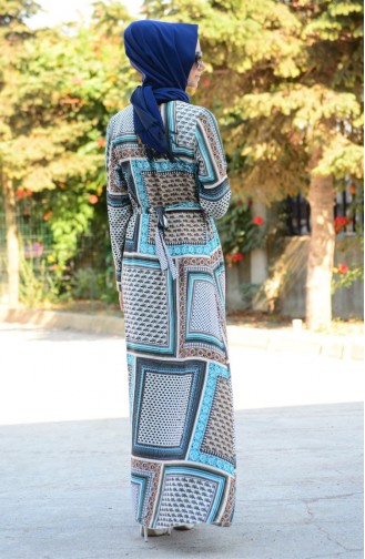 Robe Hijab Vert menthe 7183-02