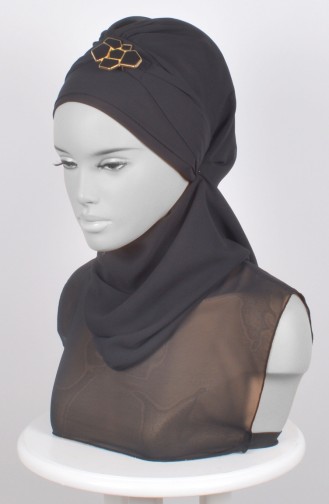Black Ready to Wear Turban 0211-14