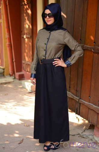 Robe Hijab Beige 2099-05