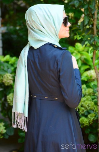 Sefamerve Aleyna Shawl 09 Mint Green Stone 09