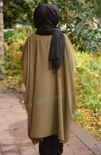 Aybikestil Bol Tunik 8554-04 Haki Yeşil