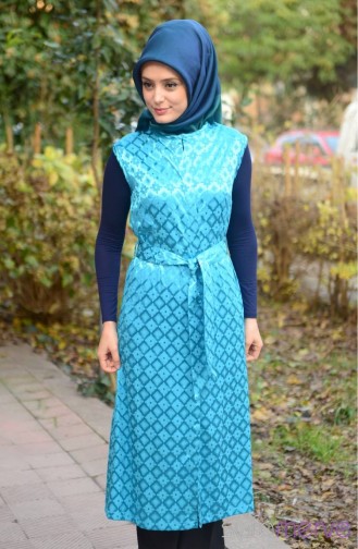 Turquoise Gilet 3942-02