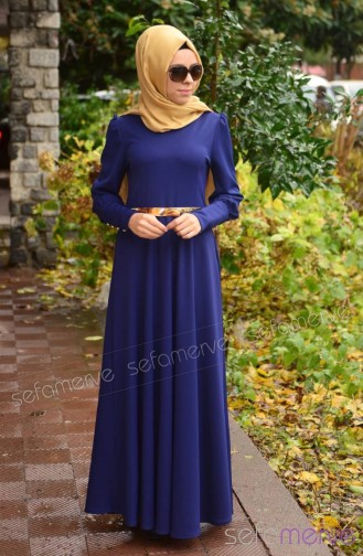Robe Hijab Blue roi 4137PTK-02