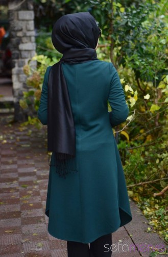 Tesettür Tunik Zernişan 4264-03 Yeşil