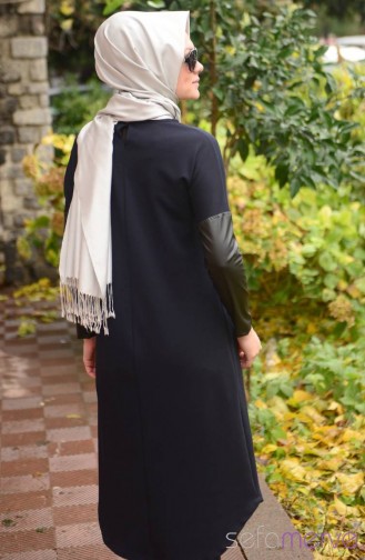 Hijab Tunic Combination WB 4132-02 Navy Blue 4132-02