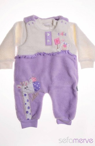Vişne Bebek 2li Polar Tulum 1205329-01 Lila