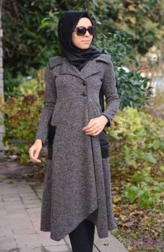 Hırka Tunik 4986-01 Siyah