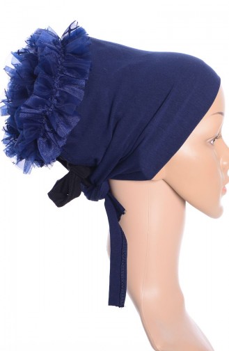 Bonnet Sans Couture -04 Bleu Marine 04
