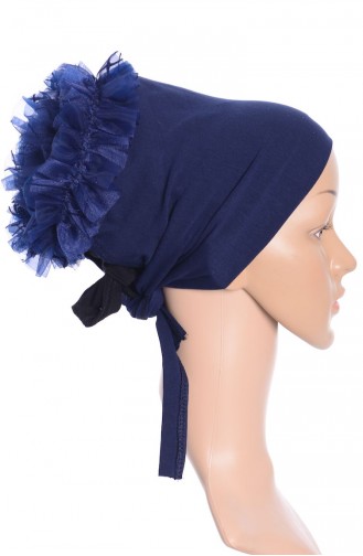 Bonnet Sans Couture -04 Bleu Marine 04