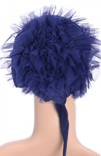 Bonnet Tulle 03 Bleu Marine 03