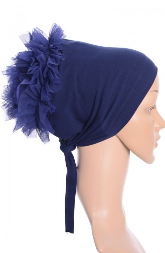 Bonnet Tulle 03 Bleu Marine 03