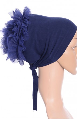 Bonnet Tulle 03 Bleu Marine 03