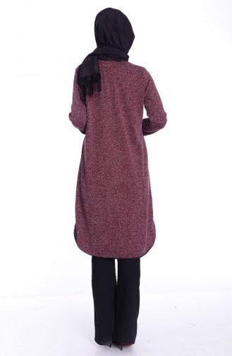 Kışlık Tesettür Tunik 5201-01 Bordo