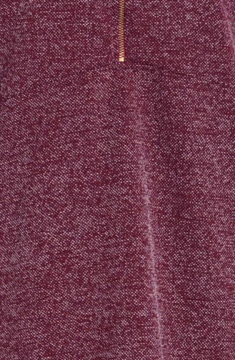 Kışlık Tesettür Tunik 5201-01 Bordo