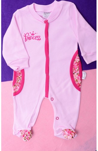 Pink Baby Overall 12073-01