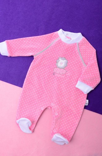 Pink Baby Overall 12200-01