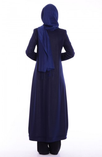 Navy Blue Abaya 0512-02