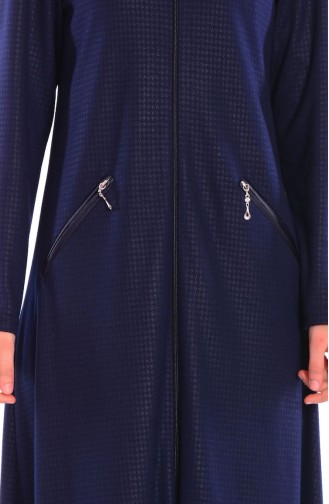 Navy Blue Abaya 0512-02