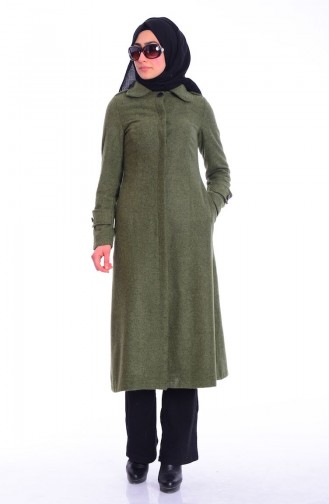 Tesettür Kap 1724-01 Yağ Yeşil