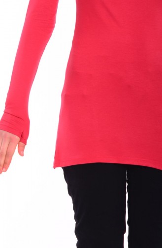Minahill Parmaklı Body 40718-06 Koyu Mercan