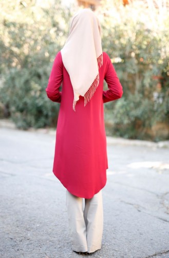 Tesettür Tunik 2515-07 Bordo